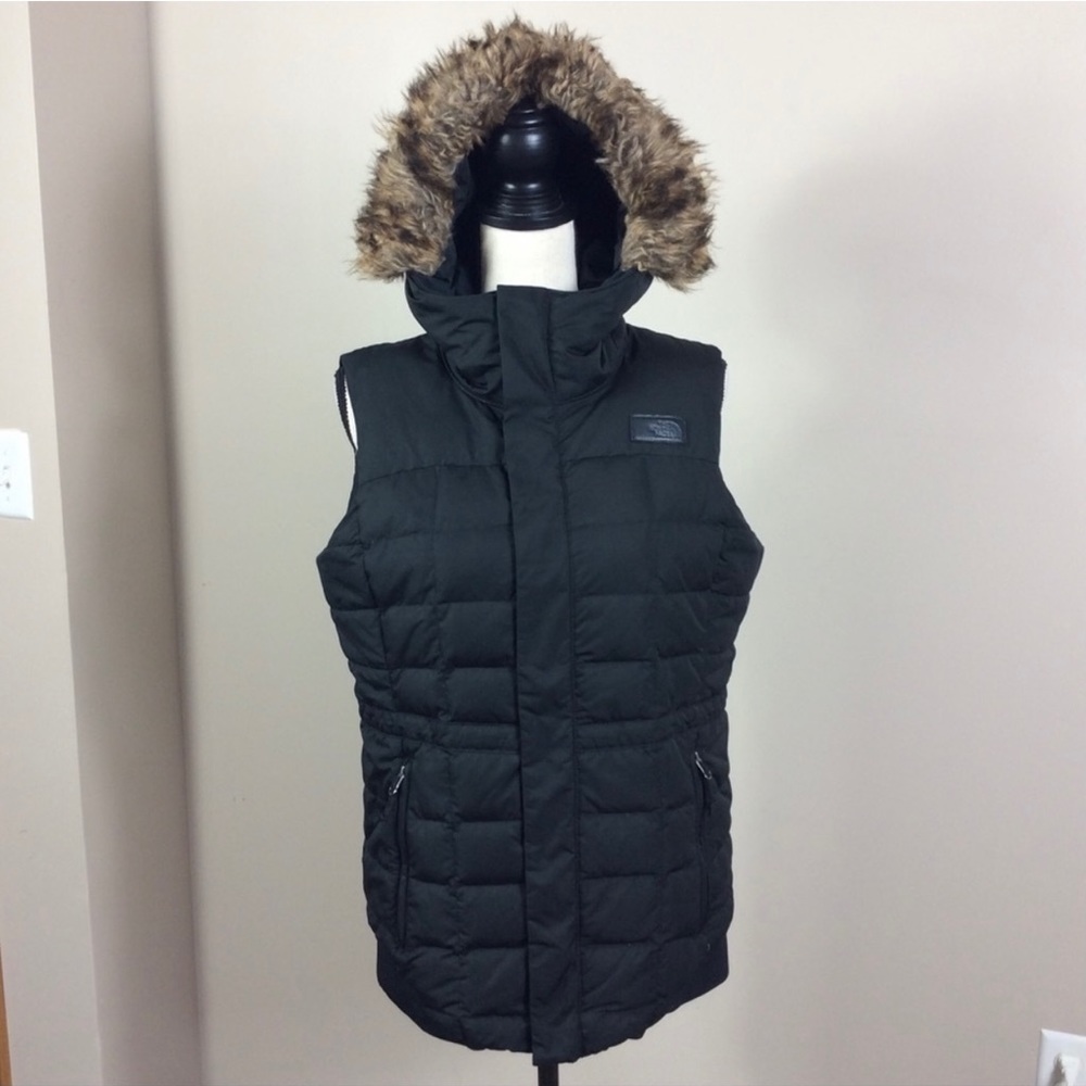 *SOLD*The North Face Hooded Puff 550 Vest Black